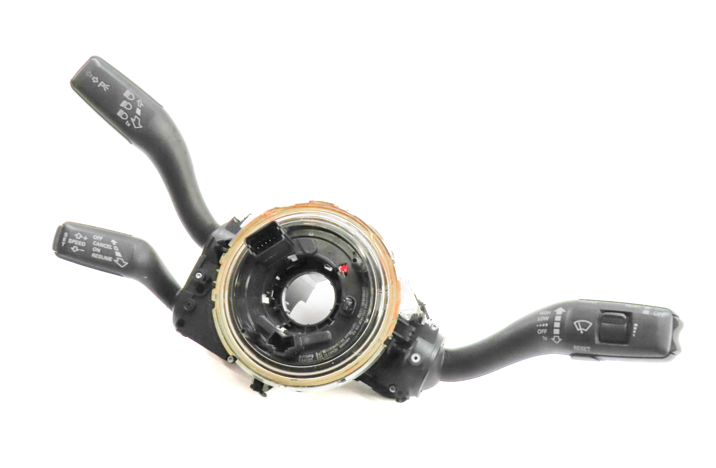 2009-2015 AUDI Q7 (4L) STEERING COLUMN BLINKER WIPER CRUISE COMBINATION SWITCH — exact item pictured
